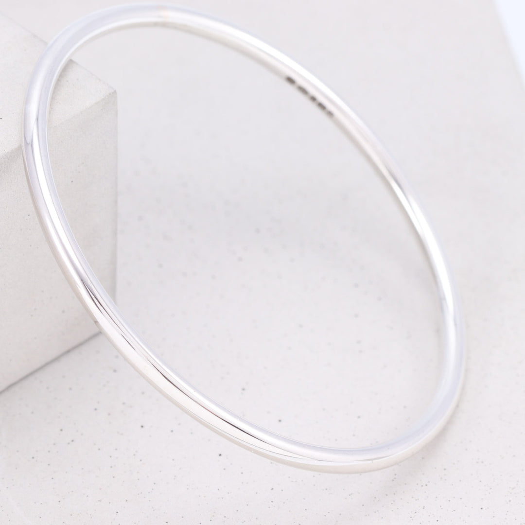 sterling silver polished bangle